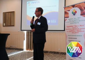 Dr Tulio presenting at the IVETA Europe conference in Bulgaria